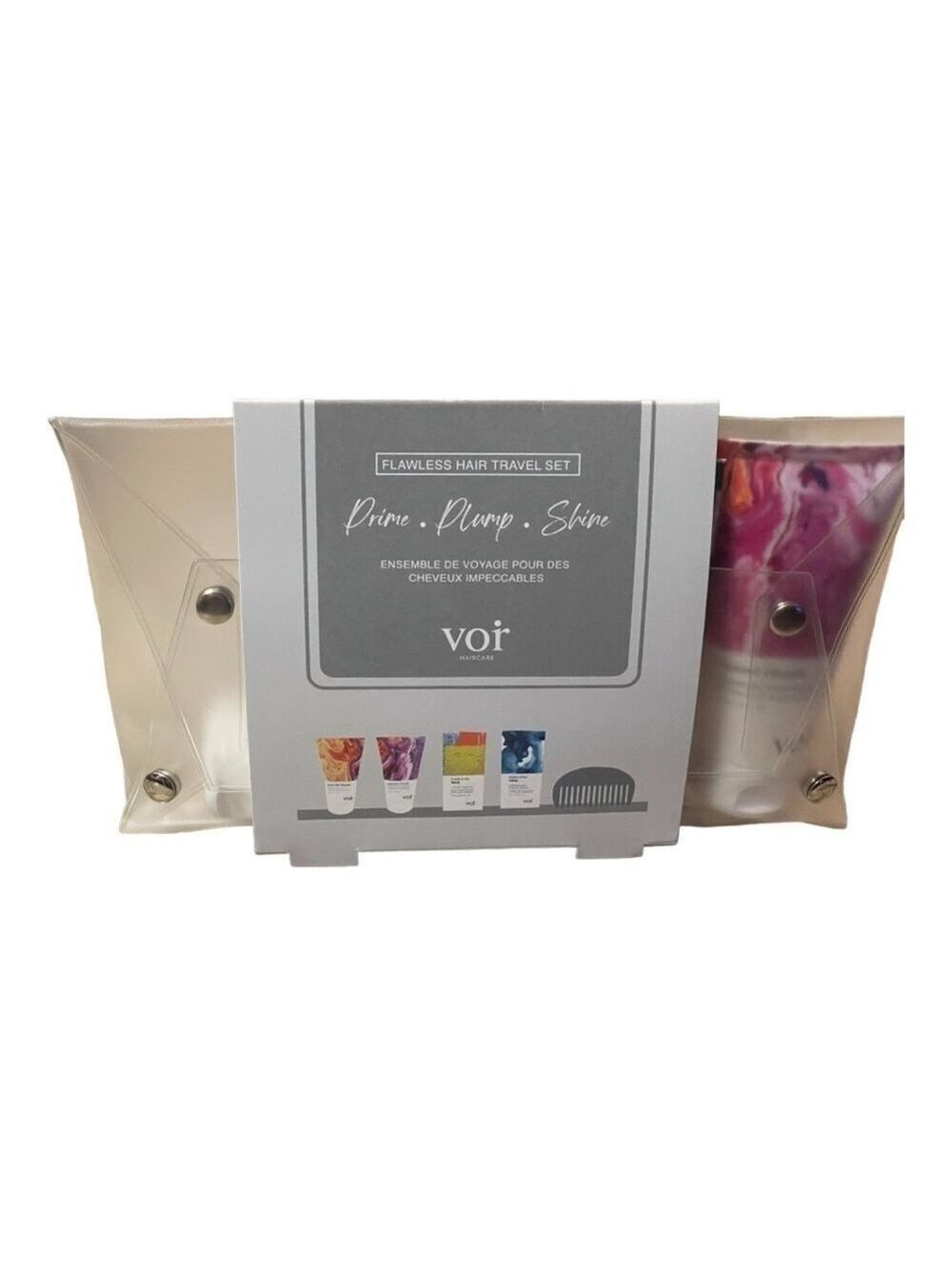 VOIR Prime Plump Shine Flawless Hair Travel Set